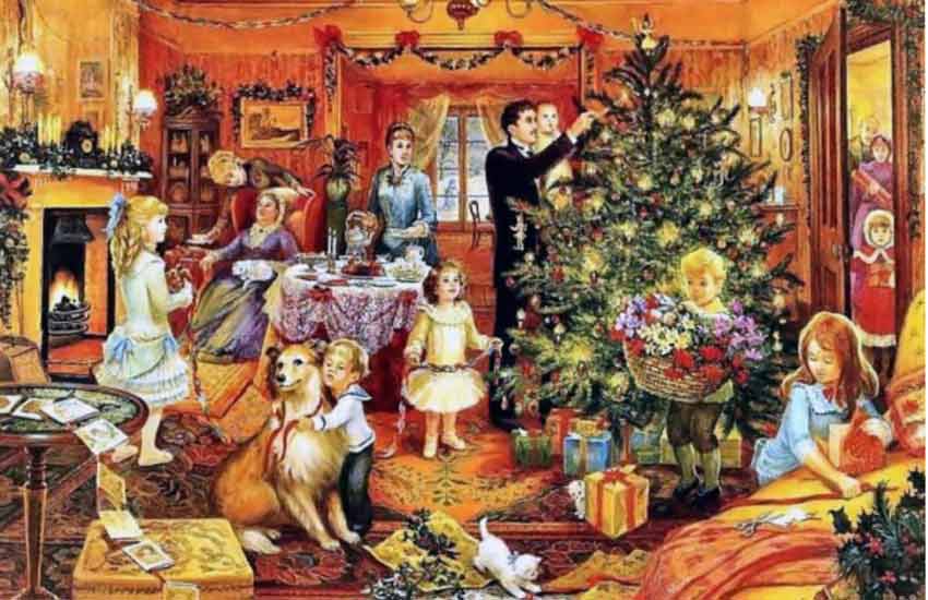 Наряжание елм на Рождество Христово